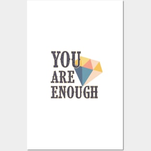 You are Enough | Encouragement, Growth Mindset Posters and Art